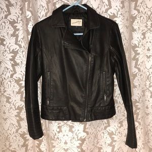 Leather motorcycle jacket!